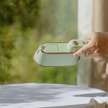 자동 무선 스팀 스팀 핸디 미니 거치대 의류 스팀기 대우 여행용 다리미, 초록