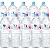 2리터 광천수 생수 12개 진로석수 2L 페트병 물