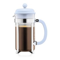 BODUM Caffettiera 보덤 카페테리아 프렌치 프레스 커피메이커 8컵 1L, 블루