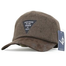 베이직엠 남성 여성 겨울모자 캠프캡 커브챙 울 모직 Everything 삼각패치 챙나염