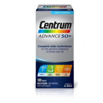 센트룸 Centrum Advance 50+ 뉴질랜드 어드밴스 50 멀티비타민 100정, 1개