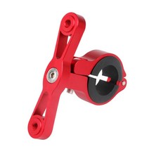 산악 자전거 사이클링 도로 자전거 MTB 용 자전거 병 케이지 홀더 CNC 가공 클램프, 빨간색, 8cm, 알루미늄 합금