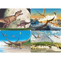 아트박스/퍼즐사랑 41 53 63 73조각 판퍼즐 - 쿵쿵 슈퍼 공룡 (4종), 본품