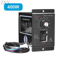 1Pc 400W AC 모터 속도 컨트롤러 핀 포인트 레귤레이터 전진 및 후진 220V 50Hz 60Hz 미니 제어 장치