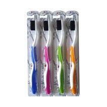 죽마고우 대나무숯 항취항균기능 칫솔 4개입 성인용, 1개