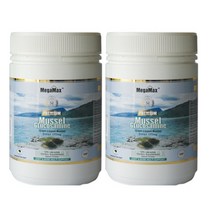 Mega Max Mussel Glucosamine 메가맥스 뉴질랜드 프리미엄 초록입홍합 글루코사민 1000mg 500캡슐2팩