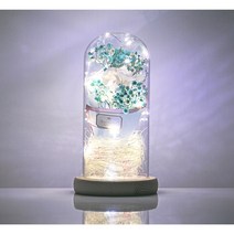 [ 아르띠콜로 사라 led 꽃 무드등 ] 로맨틱 led 무드등 10대 여성 20대 여자생일선물 인테리어 무드등 꽃다발 조화 여자친구 기념일선물 수면등 취침등 선물 분위기 조명, 블루