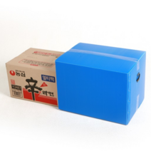 엘로우포장 튼튼한 이사박스 1호~7호 기본형 5개 묶음 판매, 3호, 5개블루
