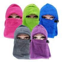 비품114 코튼 한증막 모자 찜질방 헤어캡 두건 숯가마 목욕탕 얼굴가리개 순면 사우나, 보라, 1개