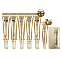 AHC 홈쇼핑 동일 AHC 아이크림 시즌 11 프리미어 앰플인 40ml 5개 + 12ml 1개 + 샘플1개, AHC 아이크림 시즌11, 40ml 5개+12ml+샘플
