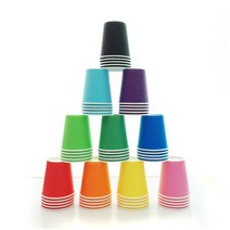 유니아트 칼라 종이컵 (50개입) (택1), 초록