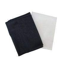 두루모아 단면접착 의류용 소품용 접착종이심지, 블랙