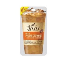 롯데칠성 칸타타 아이스 카라멜마키아토 파우치 230ml 40개