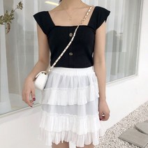 스퀘어넥 라인 여자 쫀쫀 니트 민소매 반팔티 무지 반팔티 남자 오버핏 긴팔티 옷 대가족 커플 단체