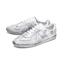 커스텀에이드 3cm 소가죽 독일군 스니커즈 스테인 CR0028 GRAY