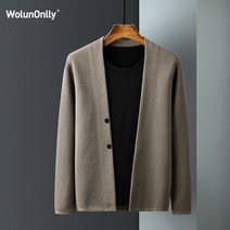 남자 봄 비즈니스 캐주얼 니트 스웨터 슬림 가디건