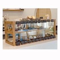 국내제작 카페 잘 어울리는 원목 쇼케이스