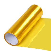 어썸카툰 자동차 PPF 라이트필름 랩핑지 차량 기스방지 1롤, 옐로우, 1개