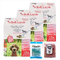 더독 닥터소프트 말랑한 소프트 사료 + 사은품, (1+1+1)램 퍼피 1.2kg + 네코캔