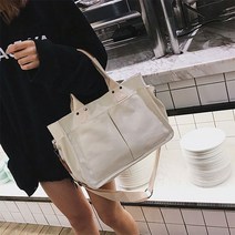 튼튼한 캔버스 텀블러 에코백 토트 크로스 숄더 가방