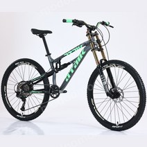 오프로드 산악자전거 MTB 다운힐 유압식 디스크브레이크 앞뒤 서스펜션, 26인치, 썬텍 스탠다드(그레이)