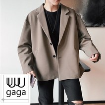 유유가가 남자 모던한 단색 심플 자켓