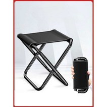 야외 접이식 캠핑 등산 낚시 의자 간편의자 발받침 1+1, 카키 높이 24cm 1+1