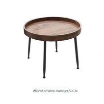 거실테이블 원목판재 10인용식탁 리프트업 Wuli 커피 테이블 북유럽 작은 아파트 단단한 나무 빛 럭셔리 현, 03 walnut 50cm