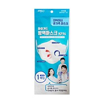 대박이네 하이가드 식약처인증 KF-80 방역마스크 대형, 60개, 화이트