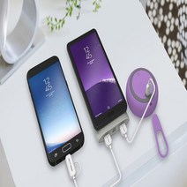 윤마켓 무선충전 보조배터리 10000mAh 5핀 c타입, 블랙
