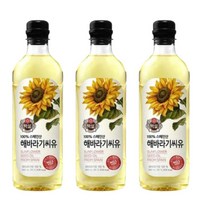 CJ제일제당 백설 해바라기씨유 900ml, 1개