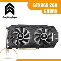 그래픽카드 데스크탑 CPU 오리지널 그래픽 카드 GTX 960 2GB 128Bit GDDR5 비디오 nVIDIA VGA Geforce PC 게임용
