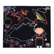 일본 5매 스크래치페이퍼 세계여행 문화 l diy 만들기