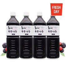 고창 복분자즙 진액 1L 4병, 4개