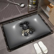 XXMZ 워셔블 3D 소프트 규조토 발매트, OB-3