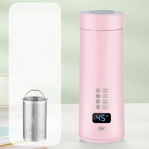 접이식 전기포트 휴대용 여행용 커피 분유 포트 400ML 휴대용 전기 주전자 열 컵 커피 차 여행 물 보일러, 06 Smart with filte_02 EU