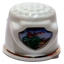 Iowa State Souvenir Collectible Lpco Thimble null, 1, Iowa State Souvenir Collectibl