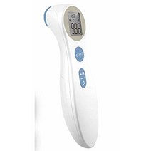 디지털 이마 온도계 - 적외선 화이트 (체온 판독기 경량 컴팩트) 5179159548
