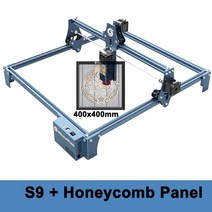 레이저각인기 SCULPFUN S9 레이저 조각기 CNC 410x420mm 초박형 빔 쉐이핑 기술 고정밀 절단기, 06 S9-Honeycomb 2