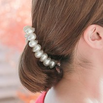 미스21 빗방울진주 바나나 헤어핀 머리핀 헤어악세사리쇼핑몰