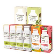 상하목장 유기농 멸균 우유 x 24팩 125 190 200ml 흰 딸기 바나나 코코아 저지방 주스, 상하목장 125ml-흰우유