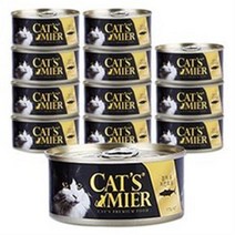 캣츠미어 고양이 사료 참치와 치킨토핑, 170g, 36개