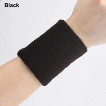 손목보호대 손목 아대 1pcs 땀 밴드 배구 보호대 테니스 스포츠 팔찌 체육관 지원 땀 밴드 수건 팔찌 보호대, 검은색, 8x10cm