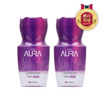 LG 생활건강 아우라 EC 미향탈취 방향제 400ml 라벤더향 x 2개, 선택완료, 단품없음