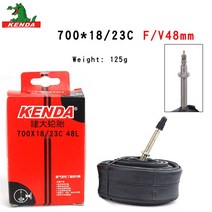 자전거타이어 산악 튜브리스 로드 MTB Kenda 도로 자전거 타이어 부품 AV FV 사이클링 부틸 고무 내부 튜브 70018 23 25 28 32 35 43 45C