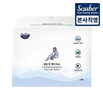 자우버 쿨링 풋케어 티슈 개별포장 24매 1개, 단일수량, 단일개당 수량