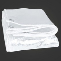 와락스토어협력사 그라운드시트 PVC 투명 방수포 천막 덮개 바람막이, 1x2m