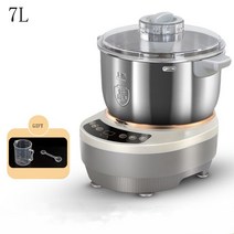 키친에이드반죽기 휘핑기계 빵 반죽기 스파 믹서전기 반죽 믹서 5L 7L 기계 자동 밀가루 발효 스테인, 02 7L_04 UK