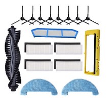 로봇 청소기 필터 걸레메인 사이드 브러시 Hepa 교체 부품 iLife A4S A40 Polaris PVCR 0726W 0826 Amibot Spirit ICE H2O 스마트, 세트 6