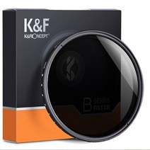 KnF 67mm ND2-400 가변 ND 필터 (캡 옵션) Fader ND2-ND400 Filter (Cap option)